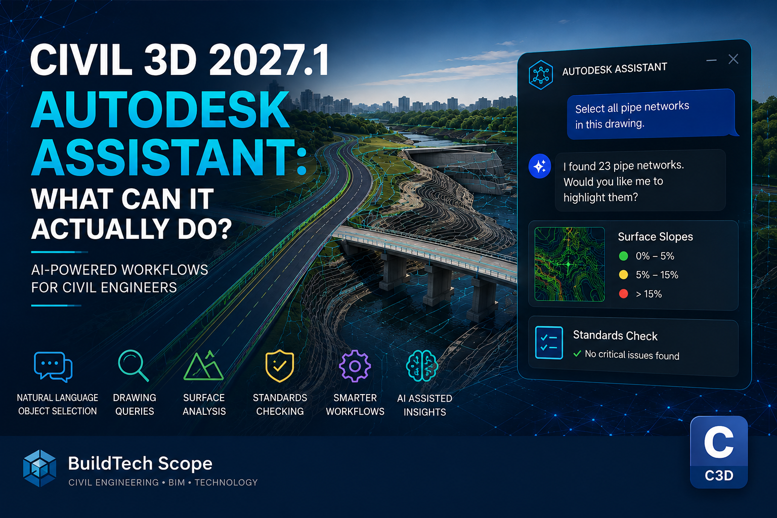 Civil 3D 2027.1 Autodesk Assistant: What Can It Actually Do?